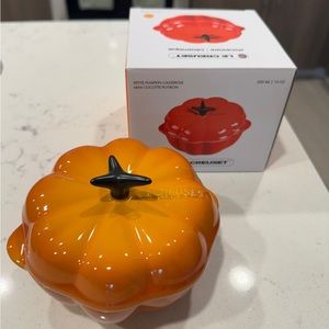 Le Creuset NEW Orange Mini Pumpkin Cocotte